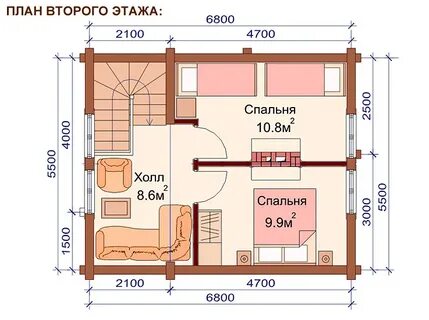 План проект дома 5 5