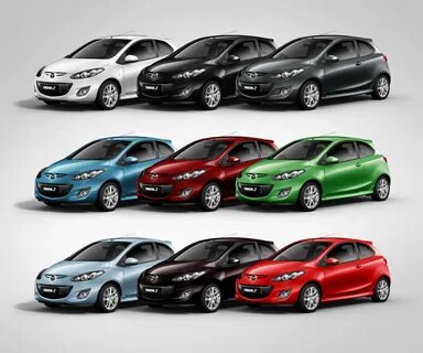 Цвета mazda