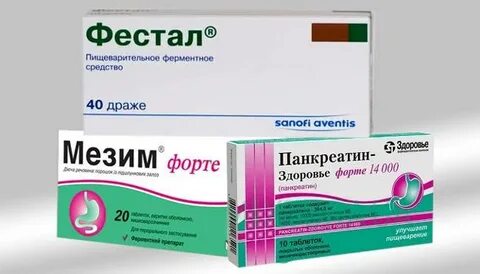 Ферменты для пищеварения препараты