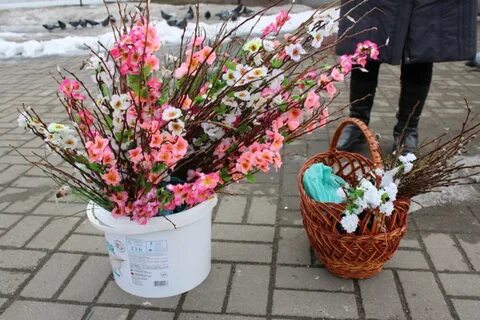 Букет на вербное воскресенье