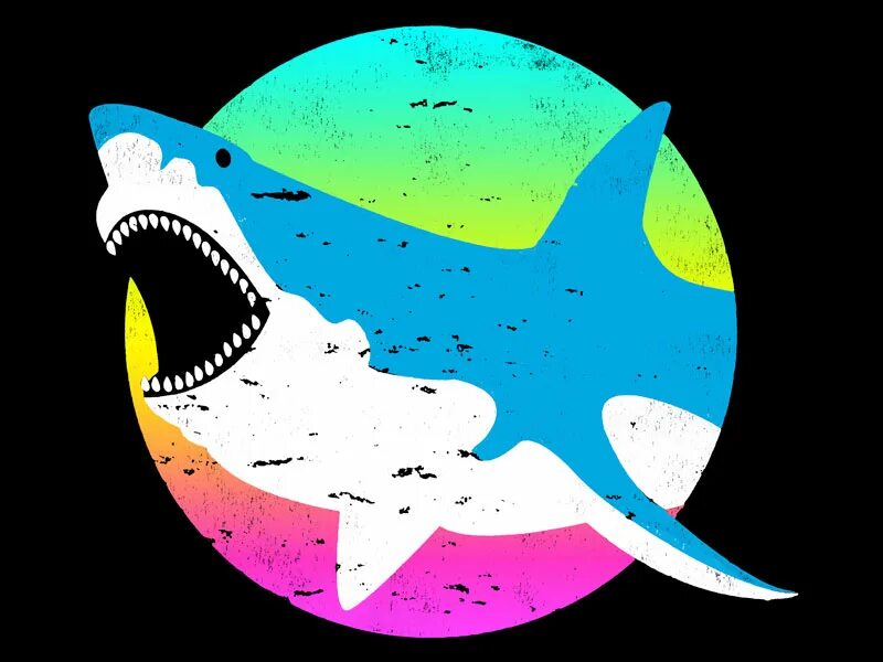 Акула не враг а средство передвижения. Акула неон. неоновая акула на аву. neon shark vs pegasus. акула неон арт.