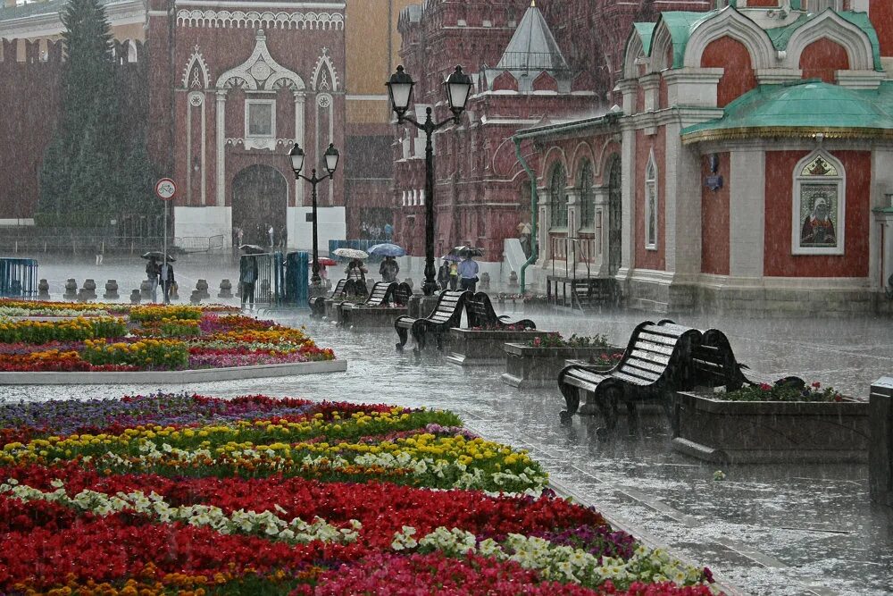 Rain area. Красная площадь дождь. Кремль дождь. Дождливая площадь. Красная площадь ливень.