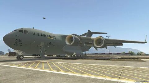 Самолет и вертолет C-17A Globemaster III Add-On/Livery для GTA 5.