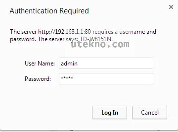 Auth required