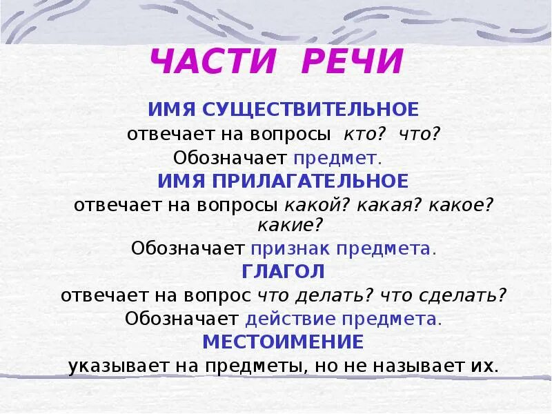 Весел какой вопрос отвечает. Какая часть речи отвечает на вопрос какой какая. Кто отвечает на вопросы какой какая какое какие. На какие части речи отвечает глагол. Существительное прилагательное глагол отвечают на вопрос.