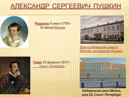 В каком году родился петербург