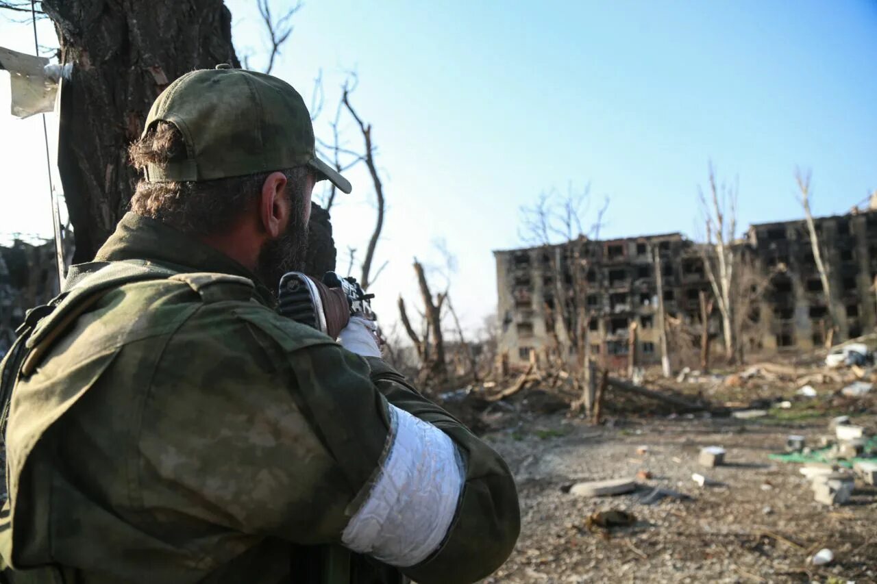 Военные Чечни на Украине.