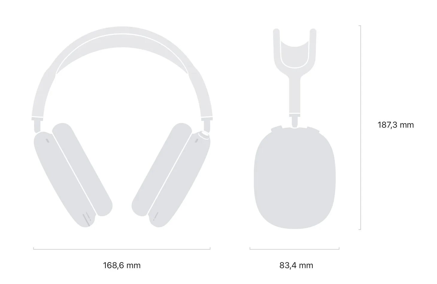 Вес наушников pro. Наушники айрподс Макс. Наушники Эппл аирподс Макс. Наушники накладные Bluetooth Apple AIRPODS Max Space Gray. Наушники AIRPODS Max 2.
