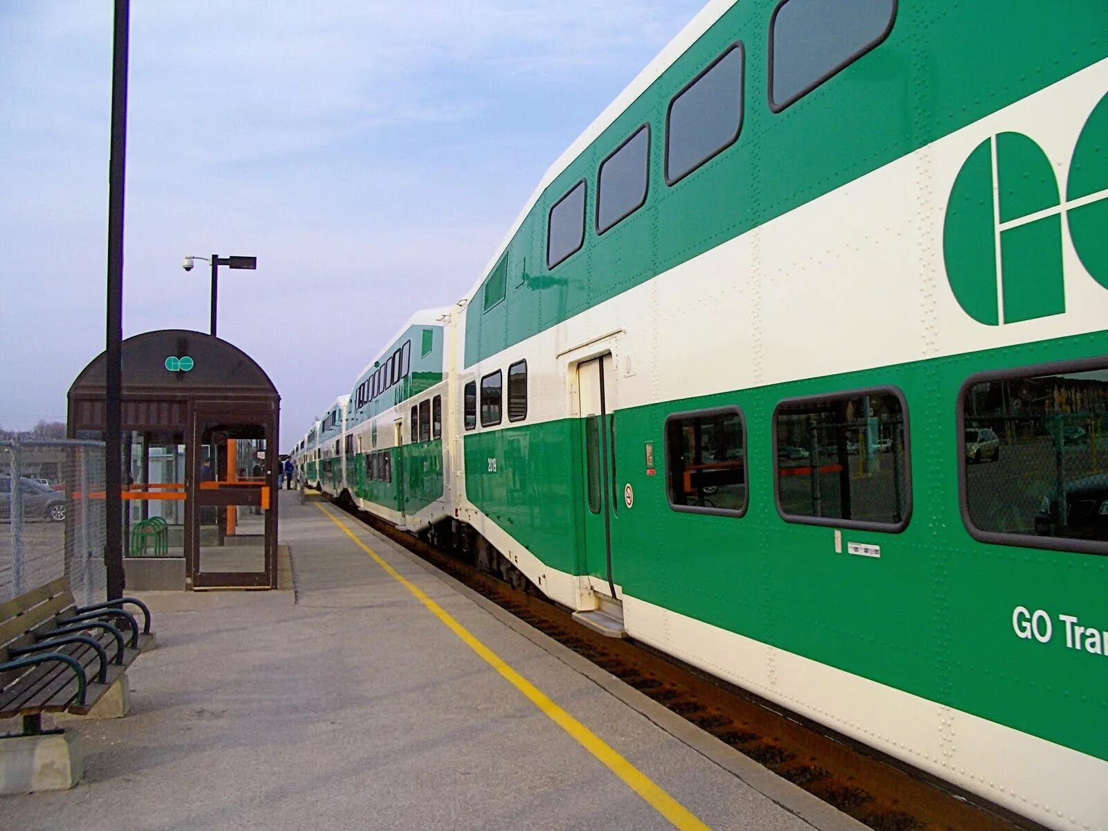 Go Train. Go Transit Union Station. Going Train. Eastbound via a Union Station Toronto, from go Train Window.