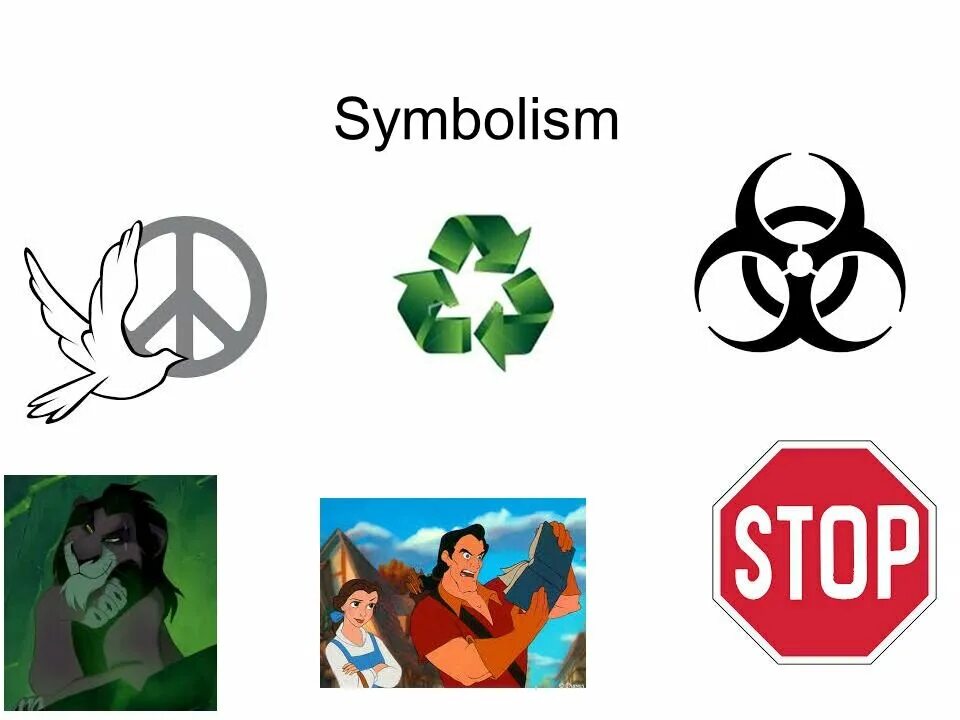 Symbol is never used. Symbolism. symbolism movement. symbols and concepts. symbolism in 70s.