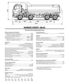 Технические характеристики тягача камаз