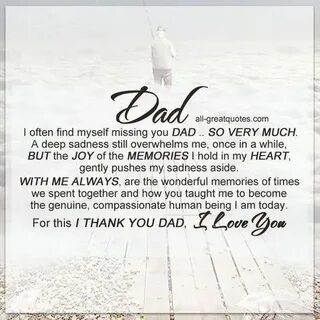 Dad is very