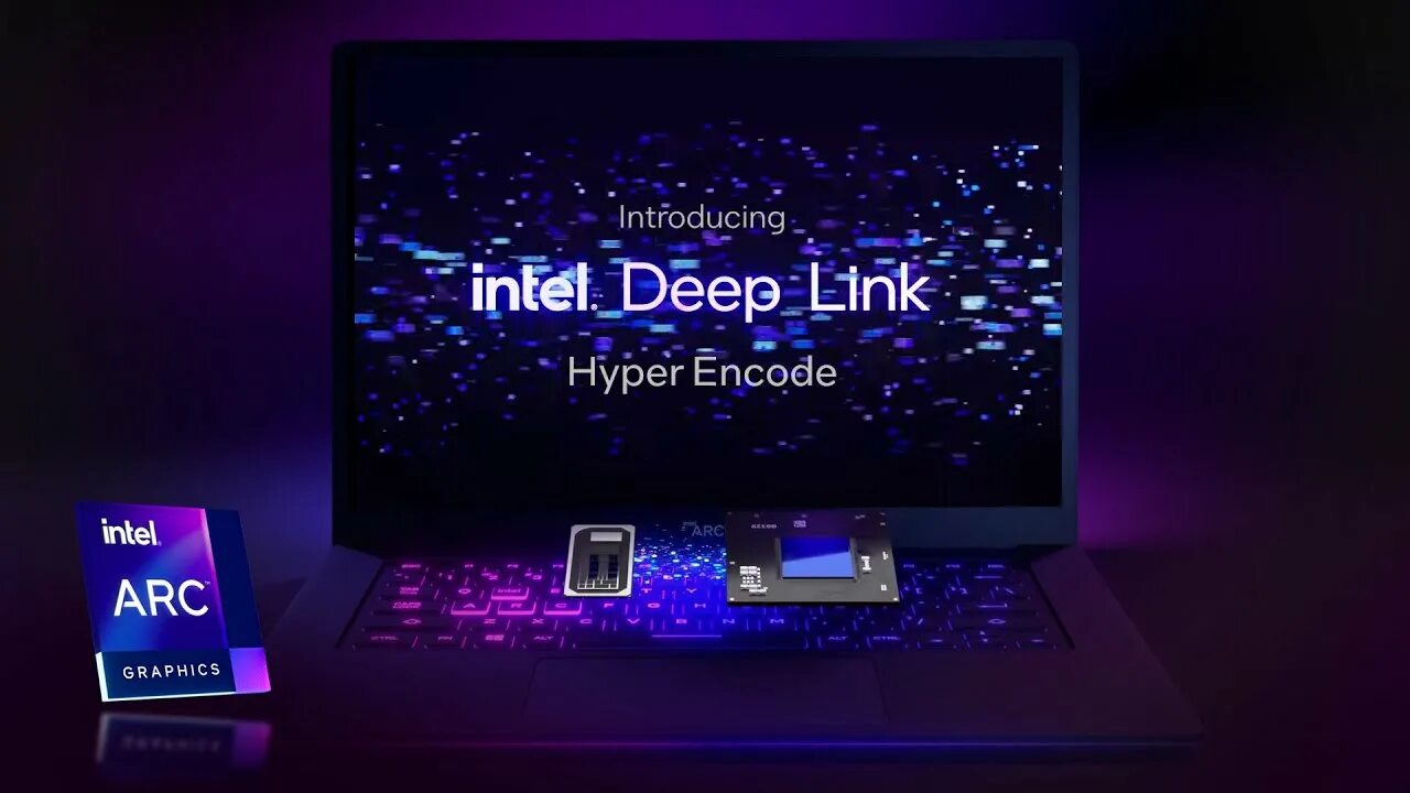 Deep link. Intel arc a770. intel arc a750. deep link intel. intel arc graphics card.
