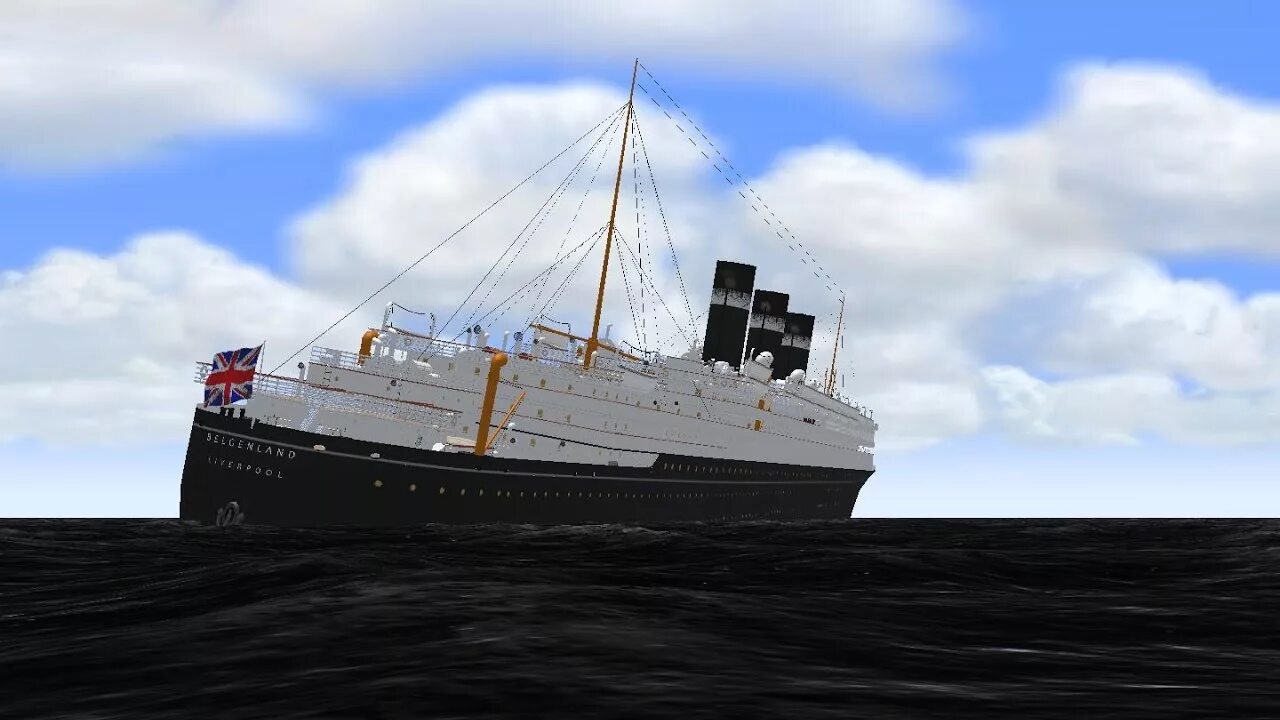 Virtual sailor. Rms belgenland. ss belgenland. блу стар лайн. virtual sailor 7.5.