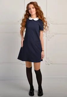 Школьное платье мода