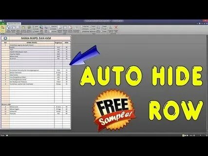 Hide rows