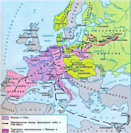 Наполеон Бонапарт карта завоеваний. Европа в годы завоевательных войн Наполеона карта. Карта наполеоновские войны 1799-1815. Карта войны Наполеона в Европе. Наполеоновские войны карта