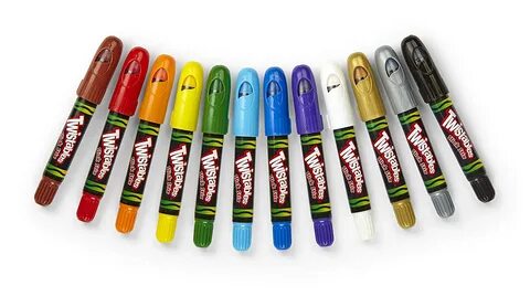 12 Non-Toxic No Sharpening Twist-Up Crayons Art Tools for Kids 3 & Up No Peeling