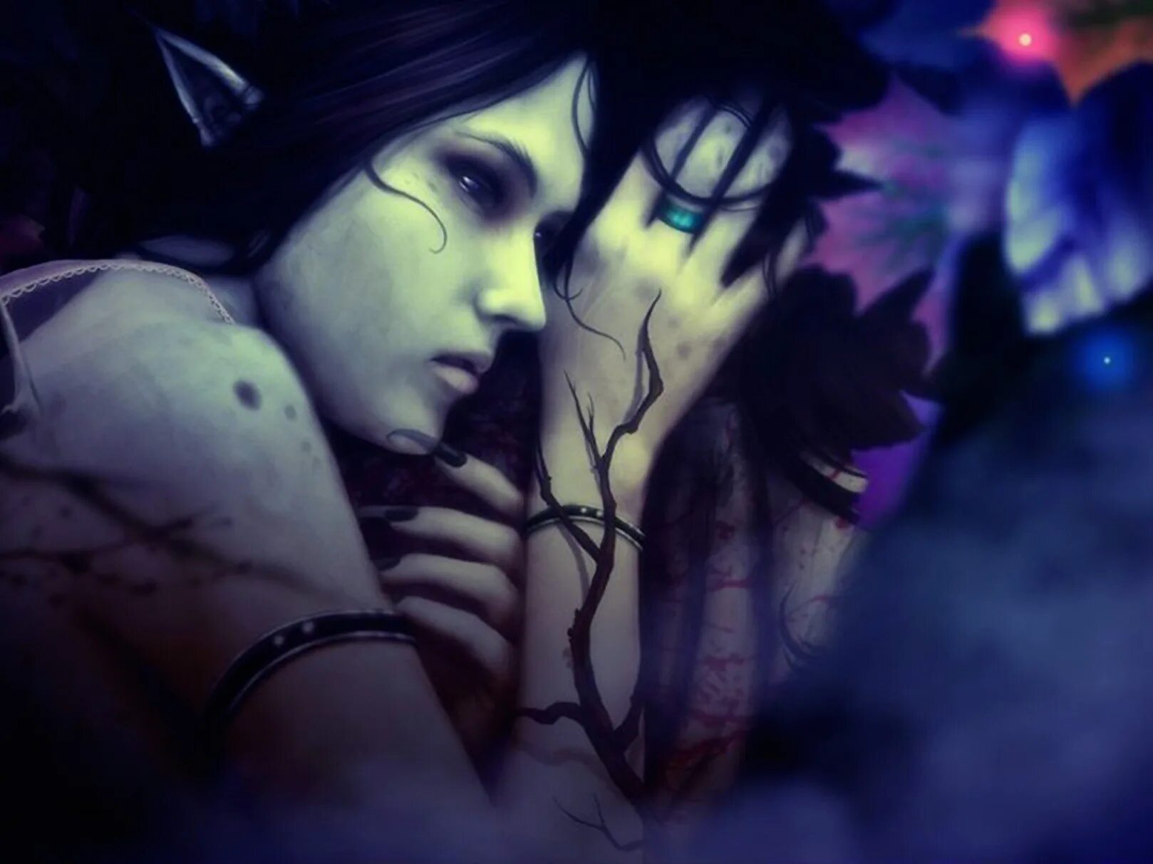 юма накаяма влюбленный вампир. картинки вампиров девушек. эльфы яой. темный эльф мать мэлис. эльфийка вампир.