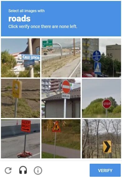 Click verify once