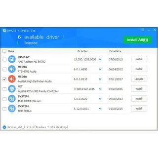 Available drivers