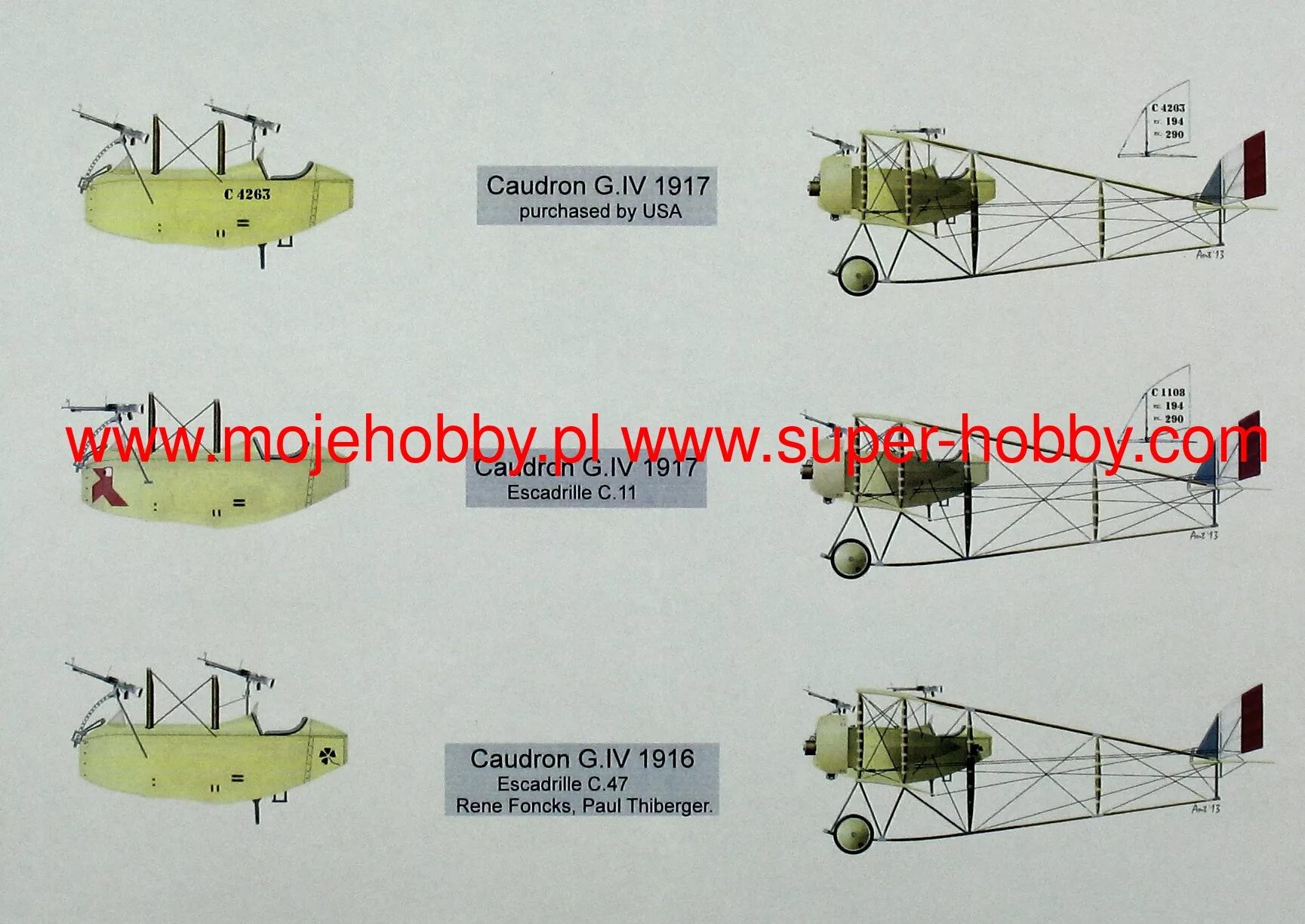 Dom caudron prediction. Caudron giv. caudron g.iv hydravion.