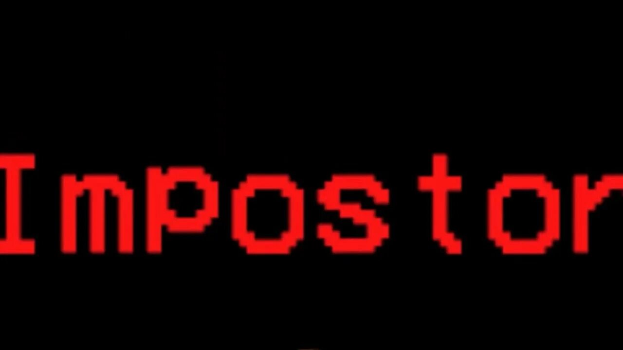 Что такое импостер. Impostor надпись. амонг ас надпись импостер. impostor или imposter.
