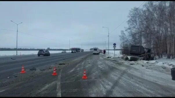 Авария на трассе Челябинск Новосибирск. Второе декабря 2023