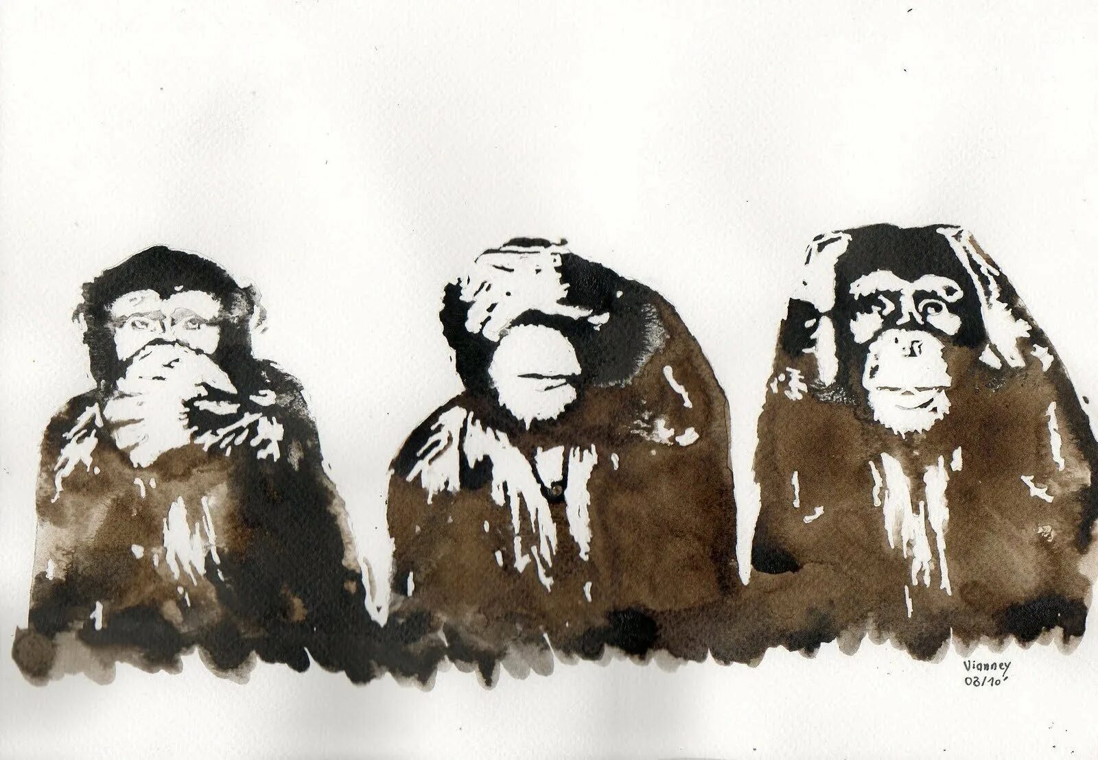 The three monkeys