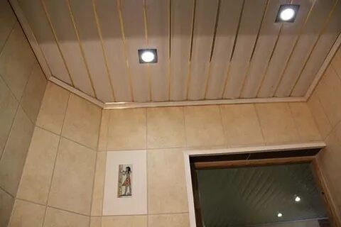Чем обшить потолок ванны
