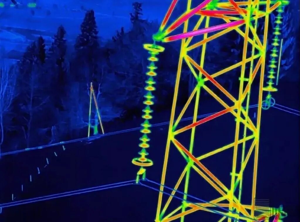Уф линии связи. Тепловизионный контроль вл 110. Тепловизионный контроль трансформаторов напряжения 110 кв. Тепловизор для мониторинга ЛЭП. ЛЭП.