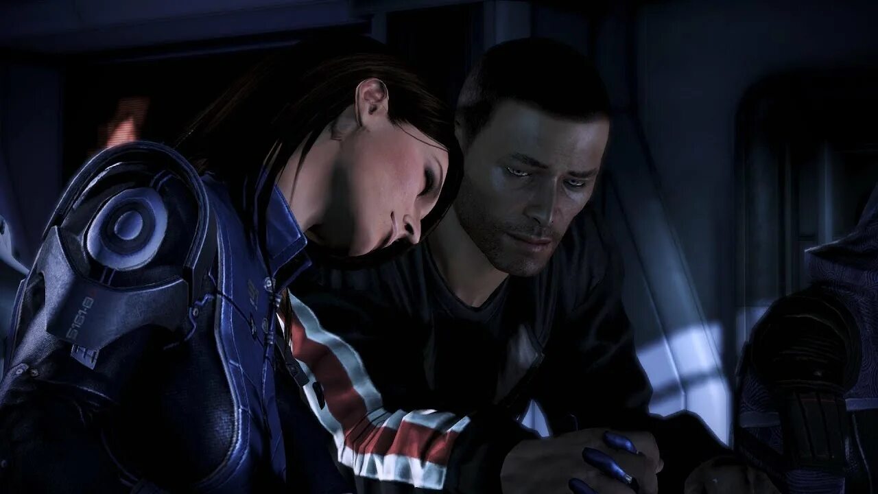 Джон Шепард и Эшли Уильямс. Mass Effect Ashley.