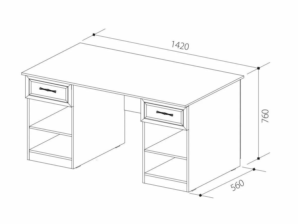 Стол письменный двухтумбовый чертеж. Стол письменный "длина: 700мм ширина:  500мм высота:  750мм цвет: дуб сонома ". Ширина письменного стола. Габариты письменного стола.