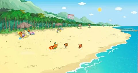3 кота приключения на море