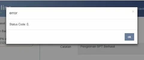 Status code error