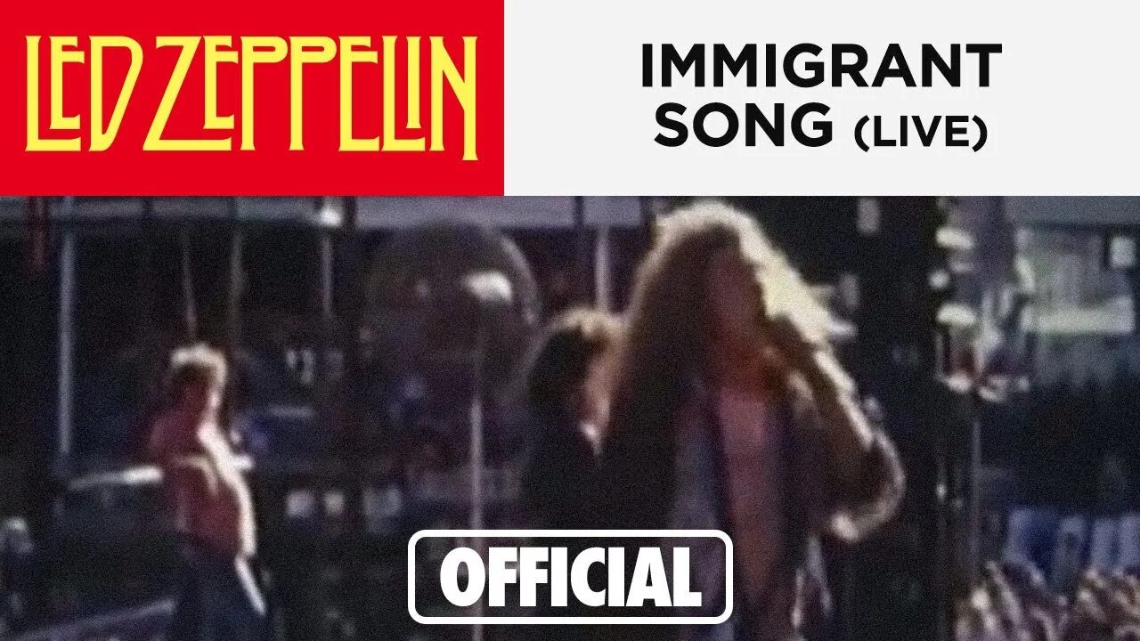 Песня can live. Led Zeppelin immigrant Song. Led Zeppelin immigrant Song (1970). Led Zeppelin immigrant Song 1972 Live. Led Zeppelin эмигрант Сонг.