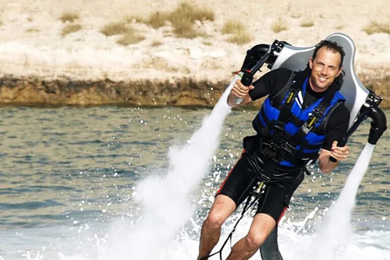 Jetlev r200. Water Jetpack. Водный летающий ранец.