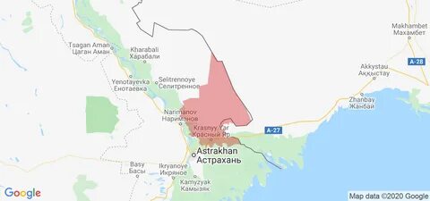 Икряное астраханская область на карте