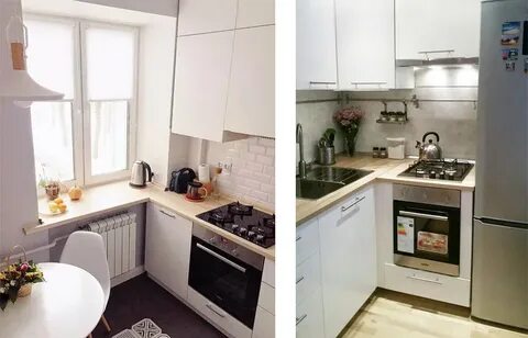 Ремонт кухни маленькой варианты