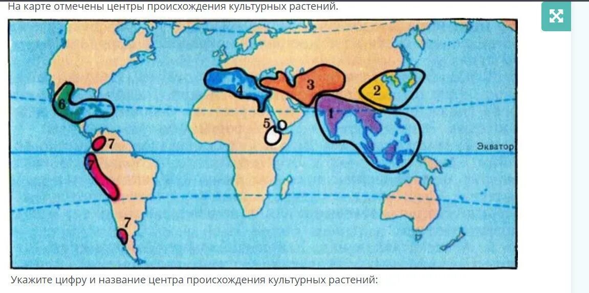 Центры культурных растений Вавилова. Центры происхождения культурных растений карта 7 центров. Происхождение растений на карте.