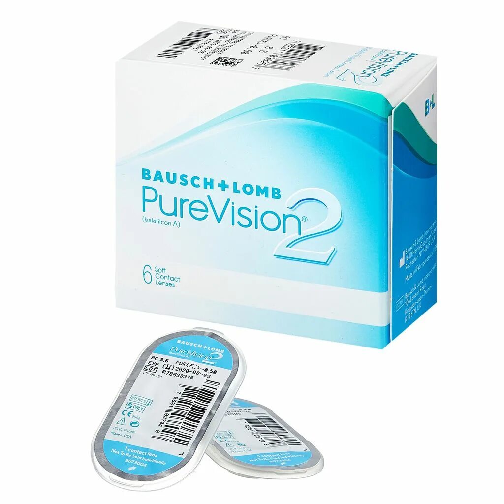 75. Bausch & lomb pure vision. Линзы пур вижн. Pure vision (6 шт. Контактные линзы пьюр вижн.
