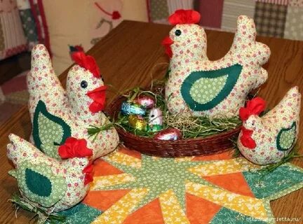 Пасхальная курица своими руками