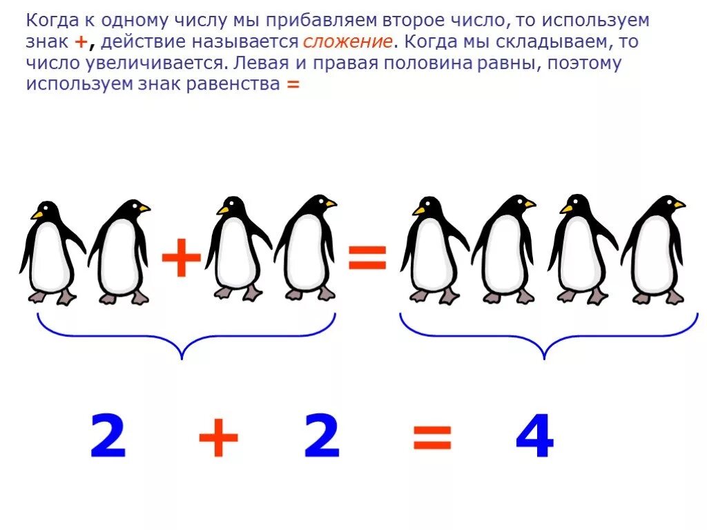 Сложите числа 5 и 0