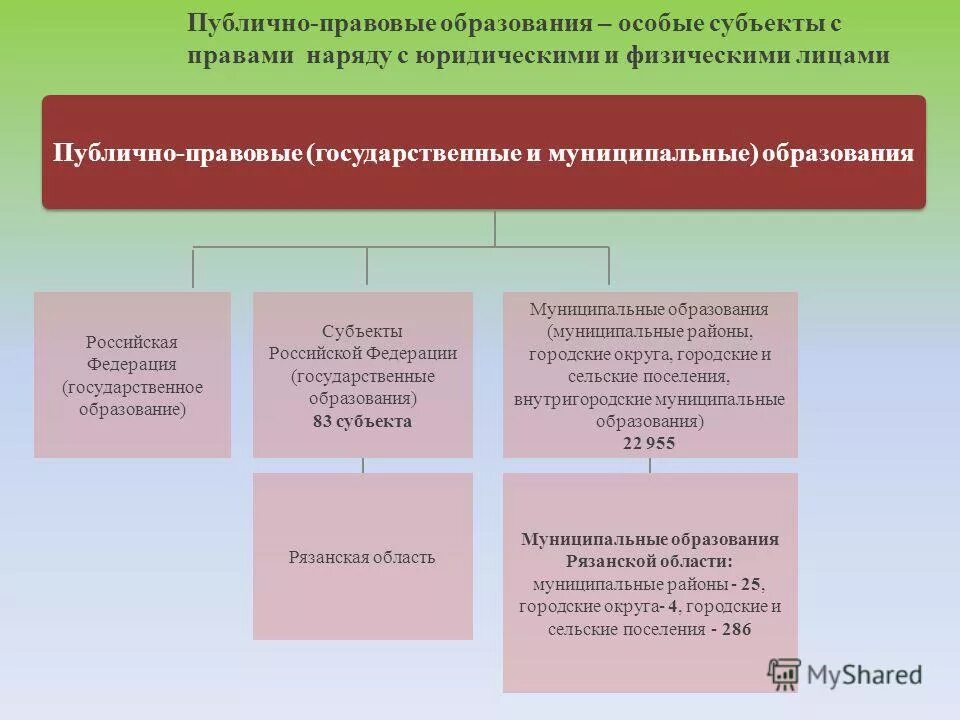 Совет муниципального образования субъекта