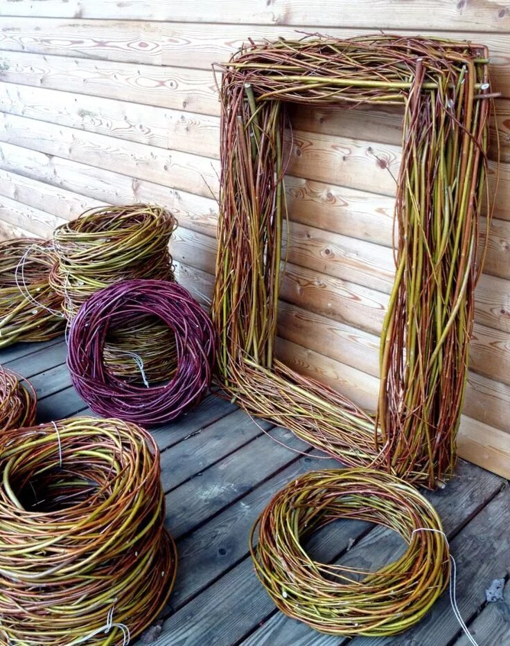Willow weaving, Willow garden, Twig furniture
