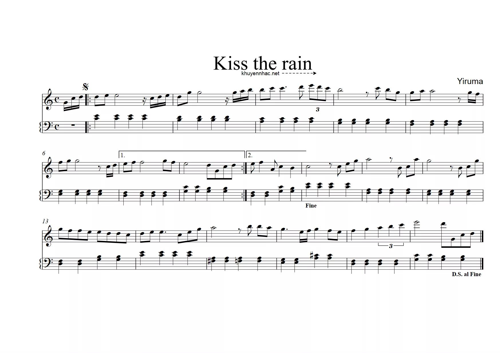 Rain note