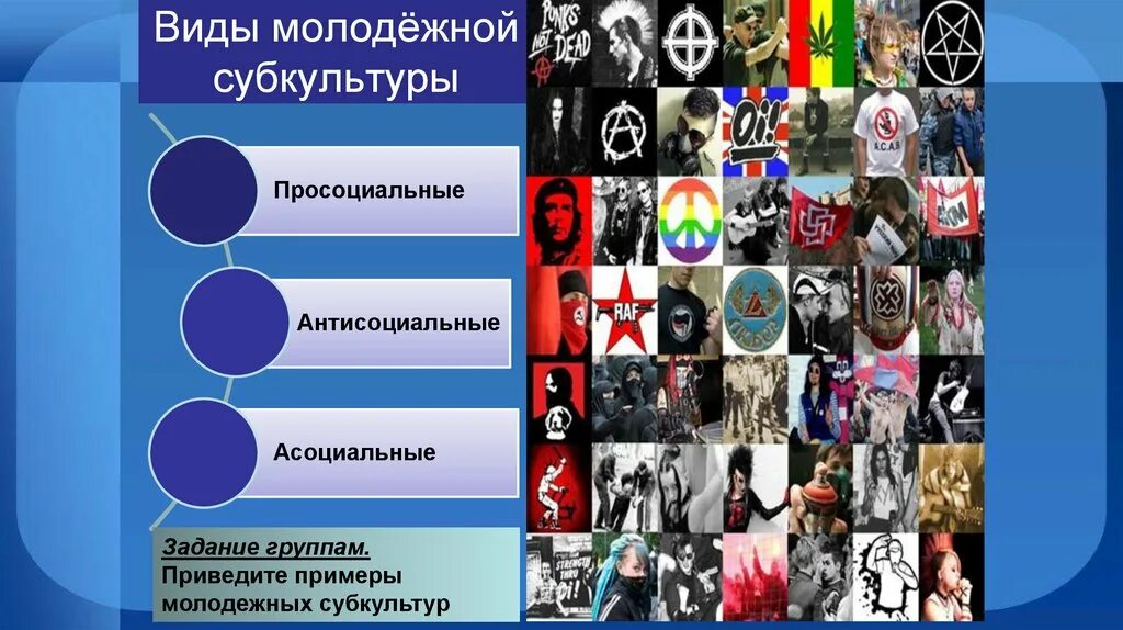 Какие есть молодежные движения
