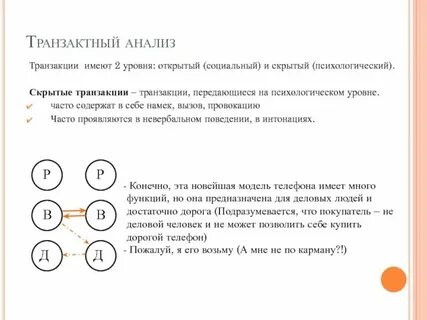 Адаптации транзактный анализ