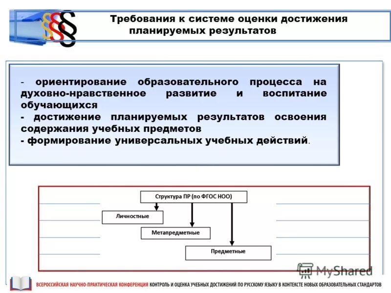 требования к системе оценивания