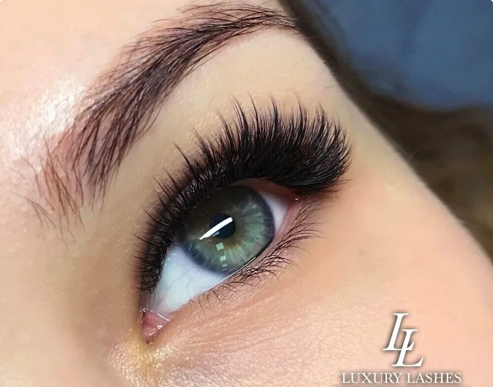 Luxury lashes. Наращивание ресниц лучики 2д.